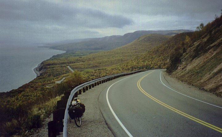 CapeBretton.jpg - oh Canada - under those bags is a bike